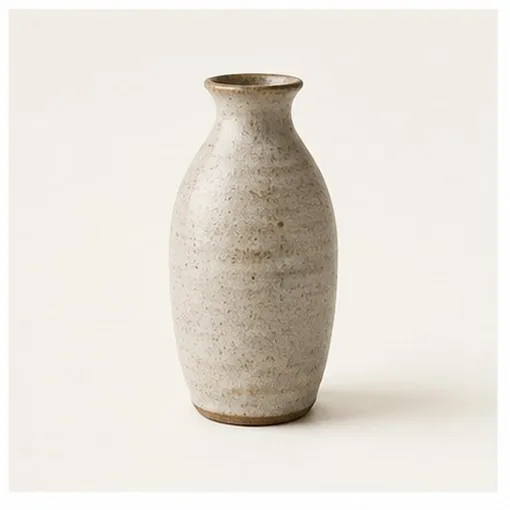 Stem Vase — Raw Clay